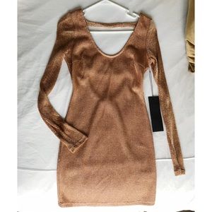 NWT Rose Gold Party dress